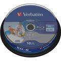 Verbatim 43804 Blank Blu-ray BD-R 25 GB 10 pc(s) Spindle Printable