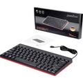 Perixx USB Keyboard German, QWERTZ Black USB port