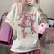 Y2k Top Harajuku maglietta da donna 2023 estate rosa gatto stampato T-Shirt a maniche corte