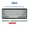 Idobao Blank Keycaps ANSI PBT Keycap Custom Keycap Set Retro Key Cap DSA Keycaps per Cherry MX
