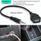 Convertitore per lettore MP3 per auto Spina jack audio AUX maschio da 3,5 mm a USB femmina Cavo convertitore Adatta per accessori per auto MP3 per auto