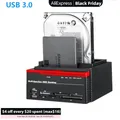 Docking Station USB 3.0 HDD per adattatore SATA IDE da 2.5 3.5 pollici disco rigido SSD unità a stato solido con lettore di schede Hub USB