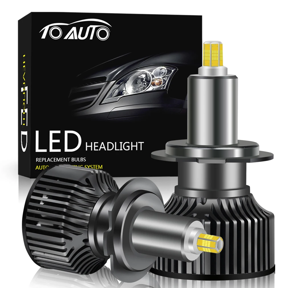 H1 H7 Led Lampadine per fari auto H8 H11 60000LM Luci HB3 9005 HB4 9006 Hir2 9012 Turbo Bi Led per lente del proiettore Auto Fendinebbia