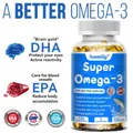 Capsule di olio di pesce OMEGA-3 ricche di DHA ed EPA alleviano lo Stress rafforza lo sviluppo del