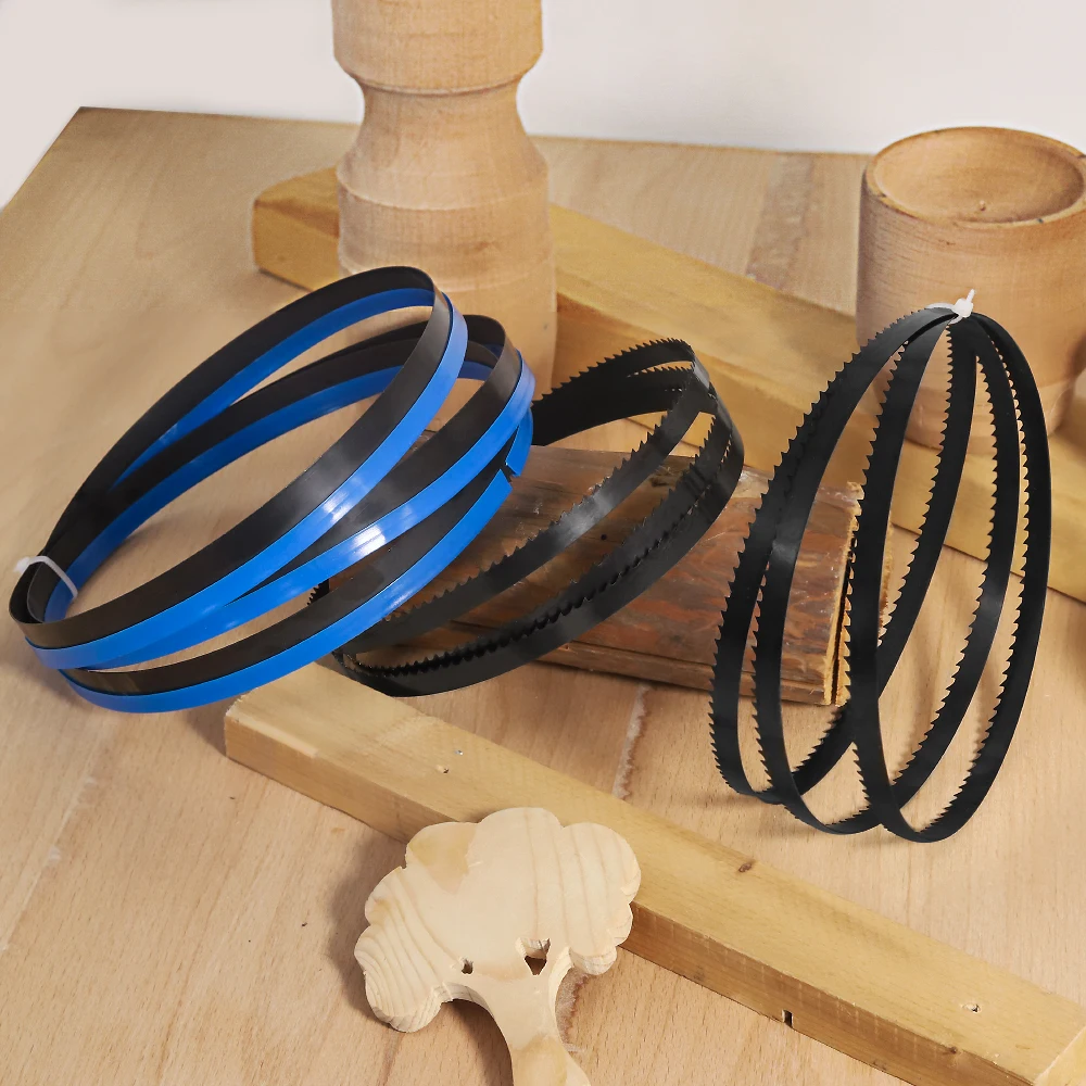 Lame per sega a nastro TASP 1400 1425 2240 1575 1712 1730 1790 2240 2375 mm Lama per sega a nastro per la lavorazione del legno 6 10 14 24 TPI 2 pezzi