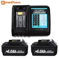 Ultima batteria e caricabatterie BL1830 18V 6000mAh per batteria Makita 18V sostituzione ricaricabile BL1840 BL1850 BL1860 BL1860B Strumenti