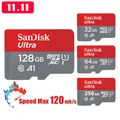 SanDisk originale Micro sd 16GB 32GB SDHC 64GB 128GB 256GB SDXC TF Flash Memory Card C10 schede