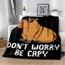 The Capybara Club Anime coperta coperta coperta cubre cama coperta calda coperte per letti coperta