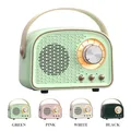 Mini altoparlante portatile Bluetooth retrò con radio, stereo wireless esterno, lettore MP3 per iPhone Android Supporto TF Card USB