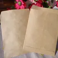 50 pezzi sacchetti di carta regalo Kraft solido Mini sacchetti di favore per feste 9x12.5cm
