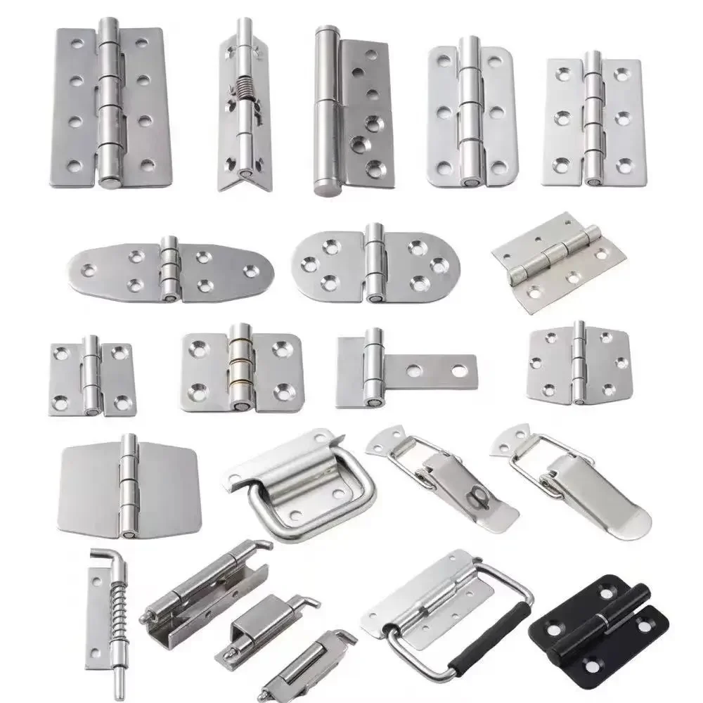 1 pz in acciaio inox cerniera piatta porte dell'armadio 1 pollice 1.5 pollici 2 pollici 2.5 pollici 3 pollici 4 pollici finestre cerniera scatola di legno Mini cerniera