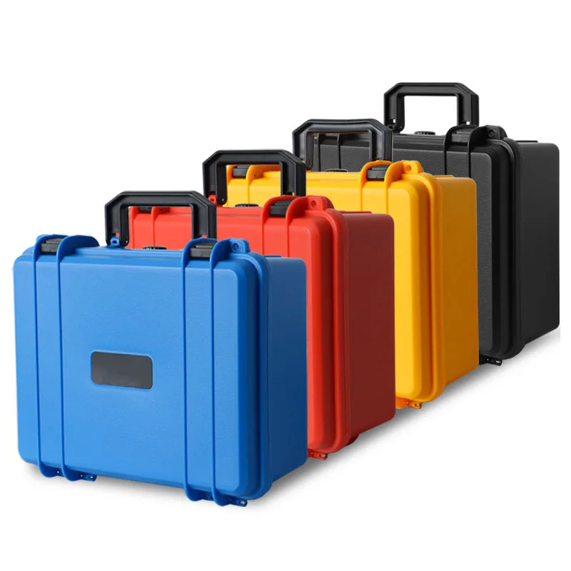 280x240x130mm Cassetta degli attrezzi per strumenti di sicurezza Cassetta degli attrezzi in plastica ABS Cassetta degli attrezzi per attrezzature Valigia esterna con schiuma interna