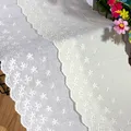 15CM di larghezza cotone fiori ricamati pizzo Guipure nastro bianco Beige vestito vestiti cucito