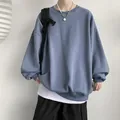 Autunno uomo Casual felpe Harajuku stampato uomo felpe oversize 2023 uomo coreano Casual pullover
