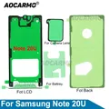 Aocarmo per Samsung Galaxy Note 20 Set completo Ultra adesivo schermo LCD nastro Cover posteriore