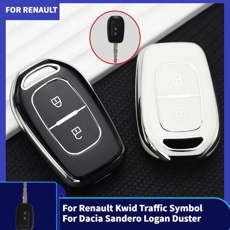 Nuova custodia chiave in TPU per Renault Duster Dokker Logan Stepway Clio 5 SS2 per Dacia Sandero Stepway Logan Duster Renault TWingo Cover