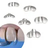100 pz/set matrici dentali fasce a matrice di metallo sagomate sezionali anelli a matrice
