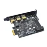 Tipo C USB 3.2 Gen1 PCIE Card Hub USB 3.0 PCI Express Board PCI-E PCI E USB 3 Adapter moltiplicatore
