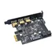 Tipo C USB 3.2 Gen1 Scheda PCIE Hub USB 3.0 Scheda PCI Express PCI-E PCI E USB 3 Adattatore