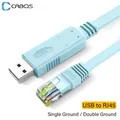 Cavo console da USB a RJ45 Adattatore seriale RS232 per computer portatile Router Cisco Cavo console