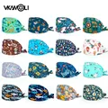 Moda stampa multicolore scrub cap 24 ore consegna sala operatoria cap dentista dentale cappello