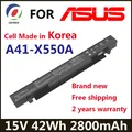 A41-X550A 15V 2800mAh Batteria Del Computer Portatile 4 Celle Per Asus A41-X550 A450 A550 F450 F550