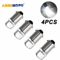 AMNINGPU 2/4x Ba9s Lampada di segnalazione Led T4W 2835 Chip per luci da tetto per auto Luci da specchio Luci targa 6000K Bianco ba9s Led 12V