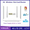 LC117 4G Router 300Mbps CAT4 32 utenti RJ45 WAN LAN Wireless Modem LTE SIM Card Router