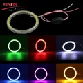 1PC COB LED Angel Eyes lampadina Halo Ring Lamp 12-24V fendinebbia auto luce di marcia diurna DRL