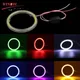 1PC COB LED Angel Eyes Lampadina Halo Anello Lampada 12-24V Fendinebbia Auto Luce di marcia diurna