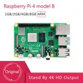 Originale Raspberry Pi 4 Modello B 4B RAM 1GB 2GB 4GB 8GB Core 1.5Ghz 4K Micro HDMI compatibile Pi4B 3 più veloce di Pi 3B+