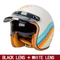 Retro mezzo casco moto casco donna moto tre quarti maschio crociera americano Harley moto mezzo