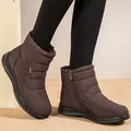 Stivali da donna 2022 scarpe invernali per donna stivaletti stivali da neve impermeabili nero corto