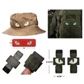 Patch tattiche Cat Eye Eagle eye Military Combat Glow In Dark Badge Patch per Tactical Helmet Bag