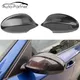 Tappo di copertura dello specchietto retrovisore laterale in fibra di carbonio ABS per BMW E90 E91 2005-2007 E92 E93 2006-2009 M3 Style E80 E81 E87