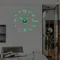 Orologio da parete 3D orologi da parete luminosi senza cornice adesivi per orologi digitali fai da