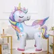 Palloncini foil unicorno 4D Palloncino stand animale elefante per bambini Ragazze Decorazione festa di compleanno unicorno Forniture per baby shower