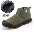 Stivali da neve da uomo invernali pelliccia calda taglia grande 29-47 stivaletti Unisex Sneakers da