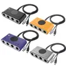 Convertitore Controller di gioco Flatbox 4 porte per GameCube GC Gamepad adattatore USB per PC/Wii