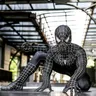 Tobey Maguire Spiderman Costume nero/rosso Raimi Spider Man Cosplay supereroe Zentai vestito costumi
