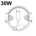 Cavo USB tipo C a iPhone a ricarica rapida PD da 30 W per Apple iPhone 14 13 12 11 Cavo dati di ricarica Accessori per telefoni