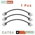 COMNEN Cat6A Cavo Ethernet RJ45 0.1-1.5m 10Gbps Slim Short Patch Cavo di Collegamento UTP Cavo Lan