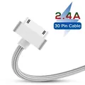 Cavo USB di ricarica rapida per Apple iPhone 4 4s 3GS 3G iPad 1 2 3 iPod Nano touch Adattatore per caricabatterie originale a 30 pin Cavo di sincronizzazione dati