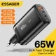 Caricabatterie USB tipo C Essager 65W GaN per Laptop PPS 45W 25W ricarica rapida per Samsung QC3.0