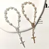 50/20/10 pz battesimo rosario perline dito battesimo rosari perle finte per battesimo bomboniere