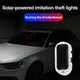 Allarme fittizio simulato ad energia solare Luce di sicurezza finta per auto Avvertimento wireless Lampada di avvertenza antifurto Luce lampeggiante a LED