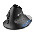ZELOTES F-17 Mouse verticale Mouse da gioco wireless da 2,4 GHz Mouse ottico ergonomico a 6 tasti con 3 DPI regolabili per PC portatile