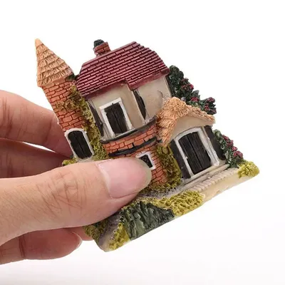 1 pz 4 stile Mini piccoli cottage casa fata giardino miniature ornamento fai da te decorazione