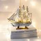 Nuovo modello di barca a vela in legno Decorazione per ufficio Soggiorno Artigianato Decorazione nautica Modello creativo Decorazione per la casa Regalo di compleanno