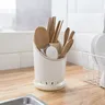 Cutlery Storage Holder Cutlery Drainer Container Drying Rack Non Slip Tableware Knife Spoon Fork